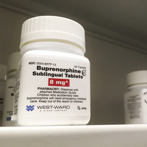 Buprenorphine on a shelf
