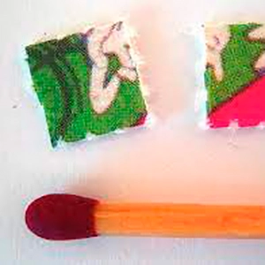 LSD stamp next to matchhead