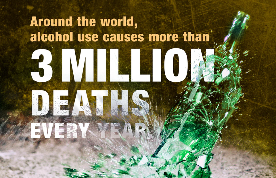 Around the world, alcohol use causes more than 3 million deaths every year.